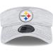 New Era Pittsburgh Steelers NFL Men's Adjustable Gray Visor | One Size - Buy Online on GoSupps.com