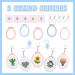 Pllieay 5 PCS Cross Stitch Kits for Kids 7-13 - Beginner Sewing Kit with Instructions for Backpack Charms and Ornaments - Oval-shaped Craft Needlework Set - Buy Online on GoSupps.com