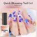  Generisch Flower Gel Nails - Adaptable Nail Solution Clear Flower Gel Nail Bloom Effect | Long-lasting quick-drying nail art design for girls women mothers girlfriends - Buy Online on GoSupps.com