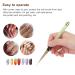Buy Abbey Nail Strass Picker Dotting Pen | Manicure Liner Tool for Nail Art - Orange Stripes - International Shipping Available - Buy Online on GoSupps.com