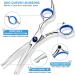 Liren Professional Dog Grooming Scissors Kit with Safety Round Tips - 3 in 1 Shears Set for Cats & Dogs - Sharp & Durable Pet Grooming Shears - Buy Online on GoSupps.com