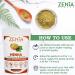 Zenia 100% Pure Natural Henna Powder | 908g | Chemical-Free Orange-Red Hair Color | Triple Sifted from Rajasthan | International Shipping Available - Buy Online on GoSupps.com