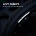 Borgen Reflector Sticker Set - 2 Pcs for Bicycle Helmet & Rims - Reflective Black Triangle Stickers for Safety in Darkness & School - Buy Online on GoSupps.com