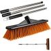 Stiff Floor Brush Scrubber Stiff Bristle Scrubber - Portable Floor Scrub Brush Grout Brush Outdoor Sweeping Brush for Warehouses Garages Balconies Decks Swimming Pools Rowces 40cm - Buy Online on GoSupps.com