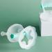 Rosixehird Baby Hand Bite Ring - Silicone Tooth Toy for Babies | Easy-to-Use Green Wrist Handlebar Ring - Buy Online on GoSupps.com