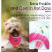 Thinkpet No-Pull Dog Harness Leash Set | Breathable Adjustable Safety Harness for Small Medium Large Dogs | Padded Reflective Running Harness (1 Pack) - Rose - Buy Online on GoSupps.com