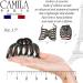 Camila Paris AD718 Octopus French Hair Clip for Thick Hair - Large No-Slip Grip Claw Clip for Curly, Wavy, Long Hair - Made in France (Tortoise Shell) - Buy Online on GoSupps.com