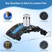 Back Extensor 2024 - Adjustable Neck & Back Support for Herniated Discs & Scoliosis | Multi-Level Lumbar Vertebrae with Massage Wheels - International Shipping - Buy Online on GoSupps.com