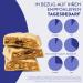 All vo Blueberry Meal Bar - 20 Low-Calorie Protein Bars for Weight Loss & Control - High Fiber Vitamins | Buy Now! - Buy Online on GoSupps.com