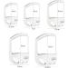 DADYOUPIN Goatee Styling Templates Set - 5 Sizes | Beard Trimming Stencils & Tools for Men's Trendy Goatee Styles - Buy Online on GoSupps.com