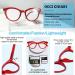 OCCI CHIARI Designer Reading Glasses for Women - Stylish Readers 1.0 to 6.0 in Red - International Shipping Available - Buy Online on GoSupps.com