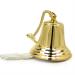 Nagina International, Ships Bell with Bracket Brass Ship Bell with Rope Ringer