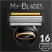 My-Blades 16 x 5 Blade Razor Blades Replacement Blades Compatible with Gillette Fusion 5 - Buy Online on GoSupps.com