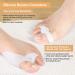 Bunion Corrector for Women and Men - Orthopedic Day/Night Support Splint for Bunions, Hallux Valgus & Crooked Toes (Black) - Buy Online on GoSupps.com