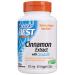Doctor's Best Cinnamon Extract Cinnulin Pf, Non-GMO, Vegan, Gluten Free, Helps Maintain Blood Sugar Levels, 125 Mg, 60 Veggie Caps (DRB-00130) 60 Count (Pack of 1)