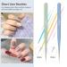 TEOYALL 5 PCS Nail Art Liner Brushes - Sizes 5/7/9/11/20mm - Fine Drawing Pens for Nail Gel Painting - Detail Design Tools for Striping Patterns - Buy Online on GoSupps.com