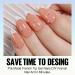 Tomicca French Press On Nails - 180 Almond Nail Tips Pre-Colored Full Cover & Base Coat 15 Sizes Nude Almond Nail Art & Extensions - Buy Online on GoSupps.com