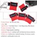 PHCOZY 5 Pcs CPR Mask Keychain Set | Check Valve & Breathing Scarf | MojiDecor Red Breathing Barrier for Safety & First Aid - Buy Online on GoSupps.com