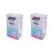 GOJO : PURELL Premoistened Sanitizing Hand Wipes 5 x 7 100/Box -:- Sold as 2 Packs of - 100 - / - Total of 200 Each 100 Count (Pack of 2)