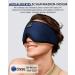 LC-Dolida Silk Sleep Mask for Side Sleepers - 100% Light-Blocking Bluetooth Eye Mask with Headphones for Travel Naps Yoga & Meditation | Ice Mask Blue - Buy Online on GoSupps.com