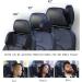 Adjustable U-Shaped Car Headrest Pillow for Adults | Black Car Seat Head & Neck Support - Buy Online on GoSupps.com