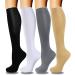 Stocking Knee Compression Stockings for Men & Women | Best Circulatory Support Socks for Running Hiking & Pregnancy | Size S-M EUR 35-38 - Buy Online on GoSupps.com