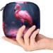 Flamingo Period Bag - Large Menstrual Cup Pouch & Sanitary Napkin Organizer - Buy Online on GoSupps.com