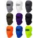 SATINIOR 9 Pcs Ski Mask for Men Full Face Helmet Mask Balaclava Winter Neck Gaiter Outdoor Cycling Windproof Hood Solid Colors