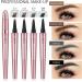 Fogrime Four-Head Split Liquid Eyebrow Pencil - Waterproof Long-Lasting Smudge-Proof - Ideal for Makeup Beginners - Convenient and Natural-Looking - 4 Colors Available (Light coffee) - Buy Online on GoSupps.com