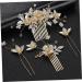 minkissy 4 Sets Hair Accessories Rhinestone Wedding Hair Bride Hair Comb Wedding Bride Bridal Flower Headpiece Decorative Hair Comb Flower Headdress Rhinestones Bridesmaid Zinc Alloy - Buy Online on GoSupps.com