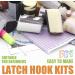 Ebulous DIY Latch Hook Rug Kit - Sleeping Cat Design for Home Decor - Adults & Kids Craft Set with Pre-Printed Canvas - 20.5 x 15in - Buy Online on GoSupps.com