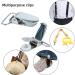 MELOTOUGH 1 Inch Plated Suspender Clips Pacifiers Clips with Plastic Gripping Teeth(5 PCS) - Buy Online on GoSupps.com