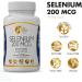 Coco March Selenium 200mcg - Thyroid Support & T4 to T3 Conversion - 90 Vegan Capsules - Buy Online on GoSupps.com