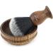 Haryali London Vintage Shaving Brush Set with Soap Bowl - Eco-Friendly Vegan Bristle - Men's Grooming Kit - Buy Online on GoSupps.com