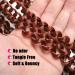 Passion Twist Hair 18 Inch Water Wave Crochet 6 Pcs Copper Red Synthetic Extensions - Buy Online on GoSupps.com