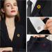 80 Pairs Rubber Blank Pin Backs - Butterfly Clutch Backings for Enamel Pins - 9mm Length 10mm Width - Craft Making Accessories - Buy Online on GoSupps.com