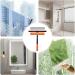 Squeegee Window Cleaner - Glass Washer Screen Wiper | Window Cleaning Wiper with Three Brush Heads | 360-Degree Rotating Stain Removal Tool for Tiles Shower Door Glass Door Window Cars - Buy Online on GoSupps.com
