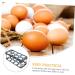 Gadpiparty Plastic Serving Tray Box Egg Carton Eggs Basket Tray Kitchen Egg Platter Plastic Egg Holder Crisper Household re-usable Blue 22.3X10.1X8.9CM - Buy Online on GoSupps.com