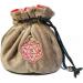 KSNDie Large Dice Bag with Pockets - D&D, RPG, MTG Game Dice Storage - 150+ Dice Capacity - Khaki - Buy Online on GoSupps.com