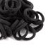 AHENOD 50PCS Hair Ties for Women  Seamless Elastic Ponytail Holders  Elastics Hair Bands for Thick Heavy and Curly Hair (1.57 Inch in Diameter) (Black)