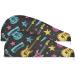 Super Absorbent Blue Pink Yellow Guitars Hair Towel 2 Pack - Quick Dry Turbans for Women & Girls - Buy Online on GoSupps.com