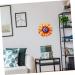 PRETYZOOM Sunflower Art Decor Iron Sunflower Hanging Ornament Sunflower Wall Decor - Buy Online on GoSupps.com