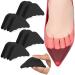 Sulpo 4 pairs of shoe fillers for too big shoes - fits in almost every shoe - pads made of Eva foam - sponge heel cushion toes handle liner 4 couples black
