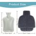 Foot Warmer Hot Water Bottle (2L) - Soft Winter Heating Mat for Adults & Kids - Electric-Free Gray Design - Buy Online on GoSupps.com