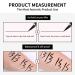 Erinde 2PCS Eyelash Glue Pen Set - Upgraded Self-Adhesive Eyeliner for Easy Application of False Lashes - Black & Clear - Buy Online on GoSupps.com