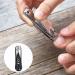 FOMIYES 1 Nail Trimming Set Manicure Tools Professional Pedicure Tool Nail Trimmer Set Stainless Steel Nail Clippers Trimmer for Men Nail for Men Nail Trimming Kit Toenail 13X7.8cm Black - Buy Online on GoSupps.com