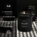 Buy Scented Candles for Men - Vanilla & Leather Aromas Clean Burning Soy Wax Long Lasting Gift 7.6oz Black Jar - Buy Online on GoSupps.com