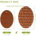 3-Pack Cleaning Kitchen Sponges Oval Black Orange Stripes Kitchen Cellulose Dishwashing Wood Pulp Cotton - Buy Online on GoSupps.com