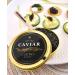 Premium Osetra Sturgeon Black Caviar (3.50 oz) - Overnight Guaranteed - Malossol Ossetra Black Roe - Traditional Style - Imported - High Quality - Buy Online on GoSupps.com