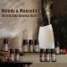 Men's Essential Oil Set - 12x10ml Woody Aromatherapy Oils for Diffuser & Home Fragrance | Vetiver, Frankincense, Sandalwood, Cypress & More - Buy Online on GoSupps.com